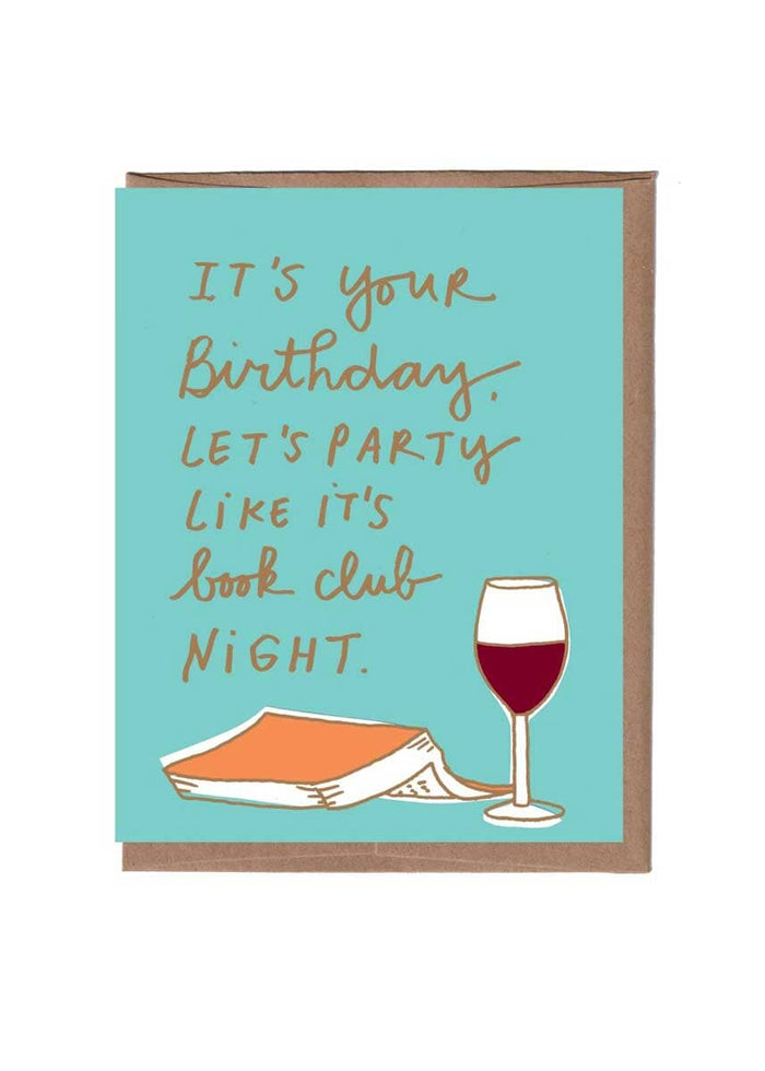 Scratch & Sniff Book Club Birthday Card