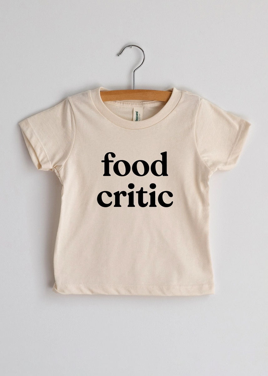 Food Critic Organic Toddler Tee