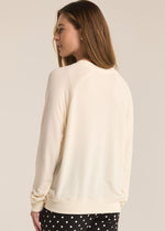 Cassie Cheers Long Sleeve Top - Sea Salt