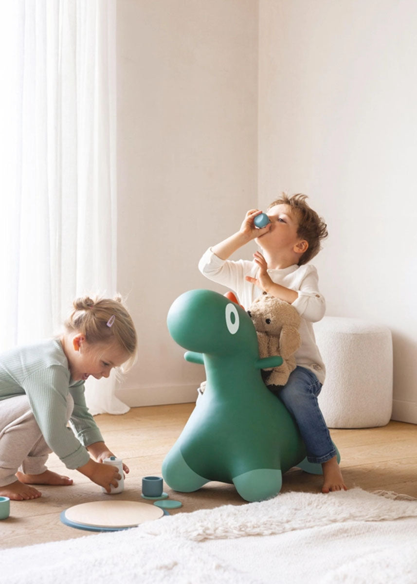 Hoppi Dino Bouncer - Garden Green