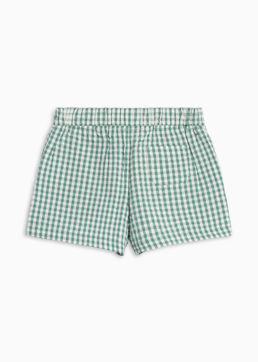 Nixie Seersucker Shorts - Laguna Gingham