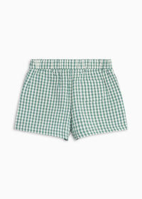 Nixie Seersucker Shorts - Laguna Gingham