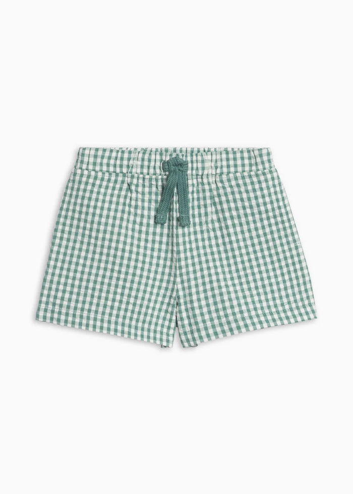Nixie Seersucker Shorts - Laguna Gingham