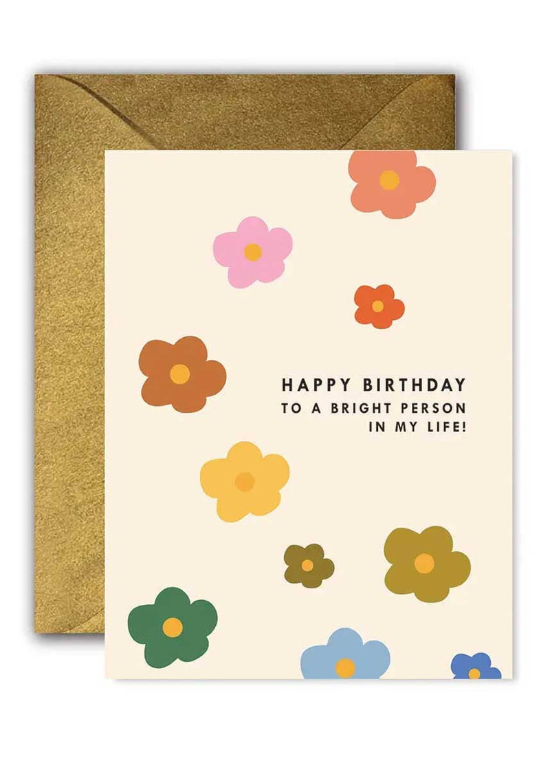 Mod Floral Birthday Card