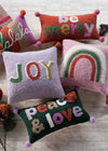 Be Merry With Pom Pom Hook Pillow