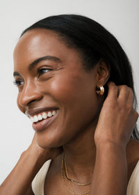 Whitney Hoops - Gold