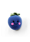 Friendly Plush Blueberry Rattle