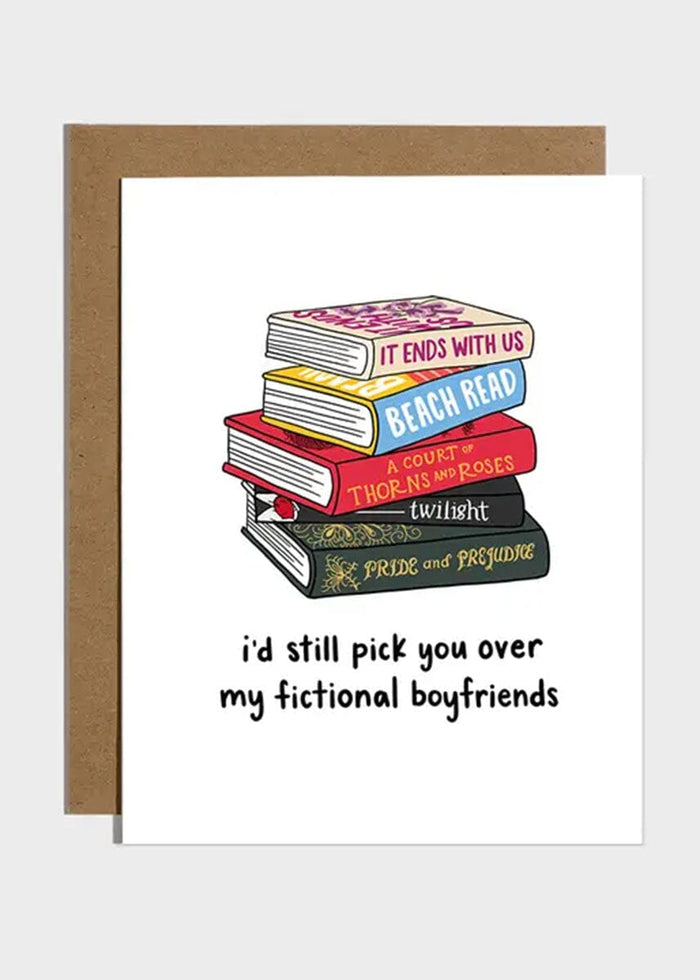 Fictional Boyfriends Love Card