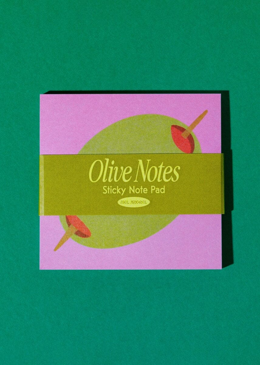 Olive Sticky Notes - Mauve – Alice & Wonder