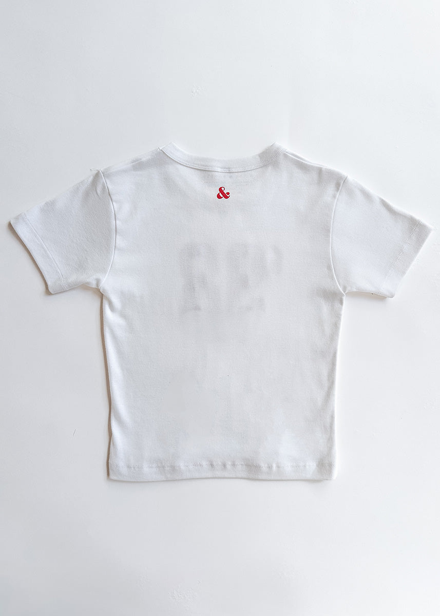 '98 Chicago Baby Tee - White