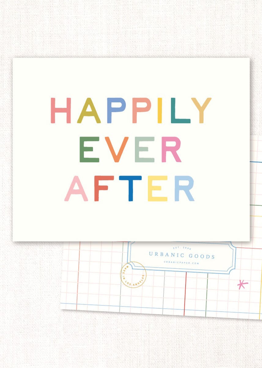Happily Ever After Rainbow Card