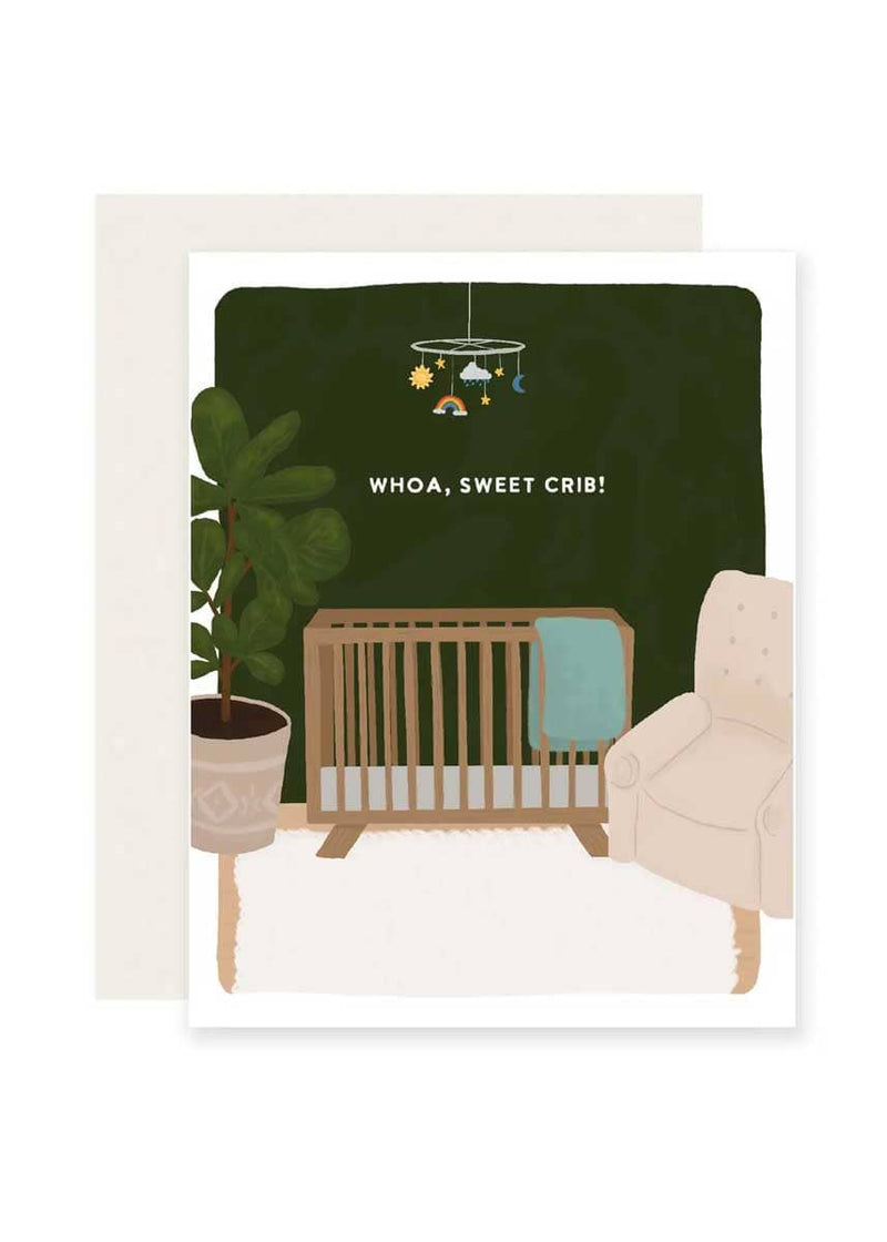 Whoa Sweet Crib Card