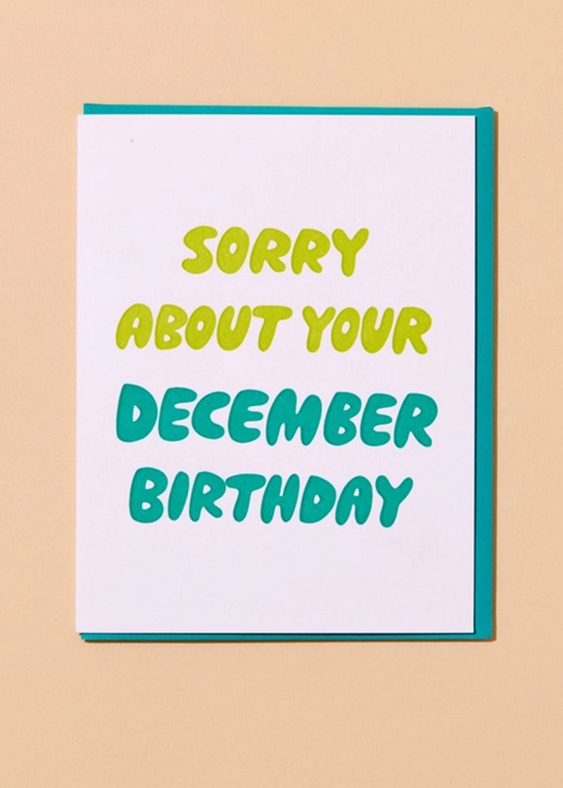 December Birthday Card