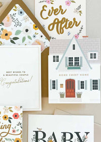 Home Sweet Home Shutters Folded Card