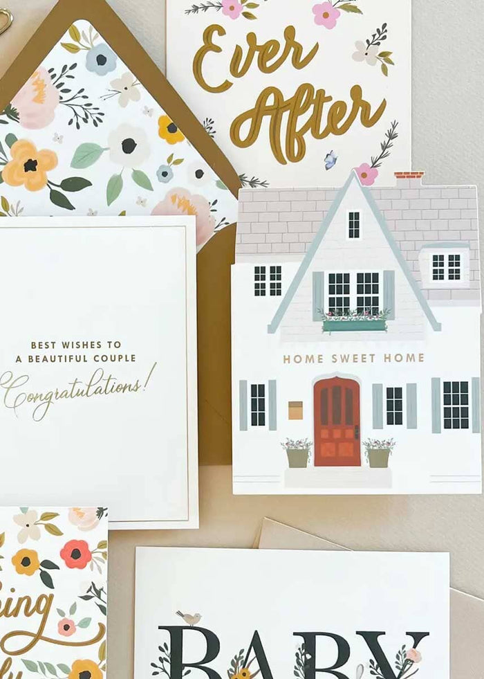 Home Sweet Home Shutters Folded Card