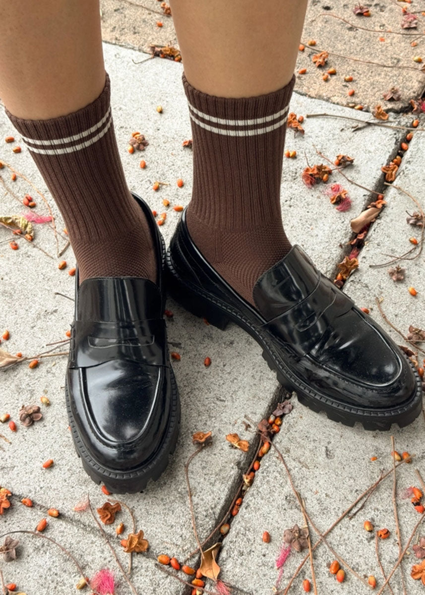 Boyfriend Socks - Wood