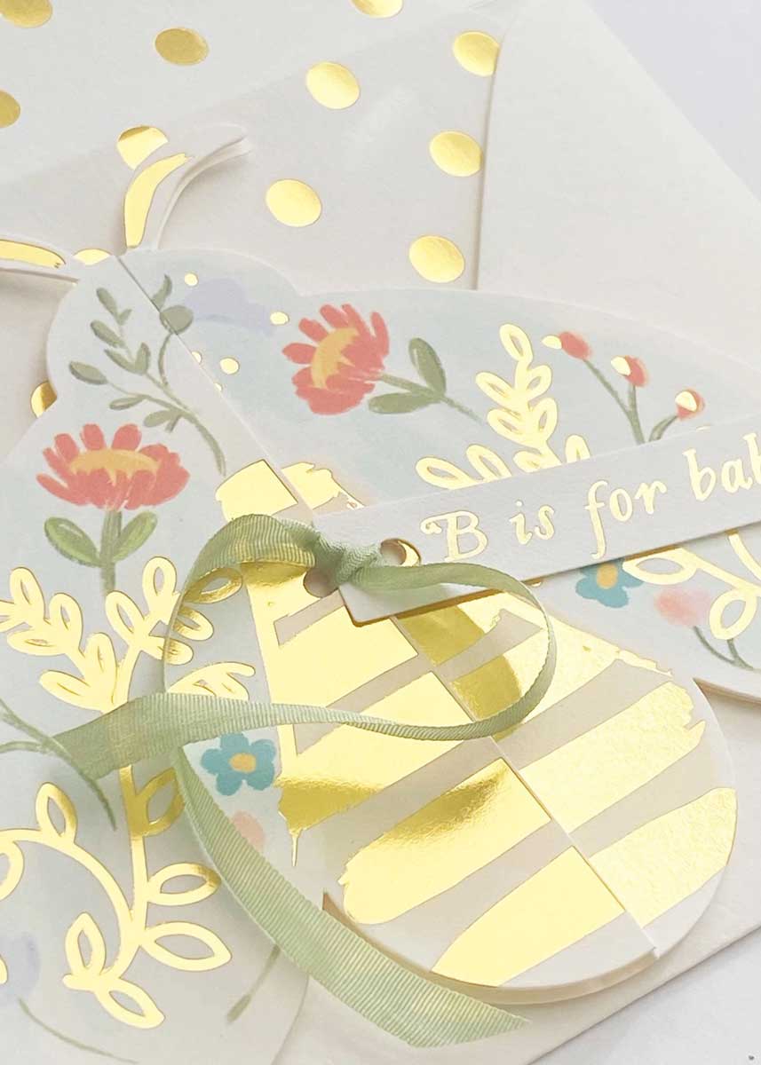 Bee Is For Baby Card