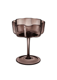 Flower Wave Coupe Cocktail Glasses