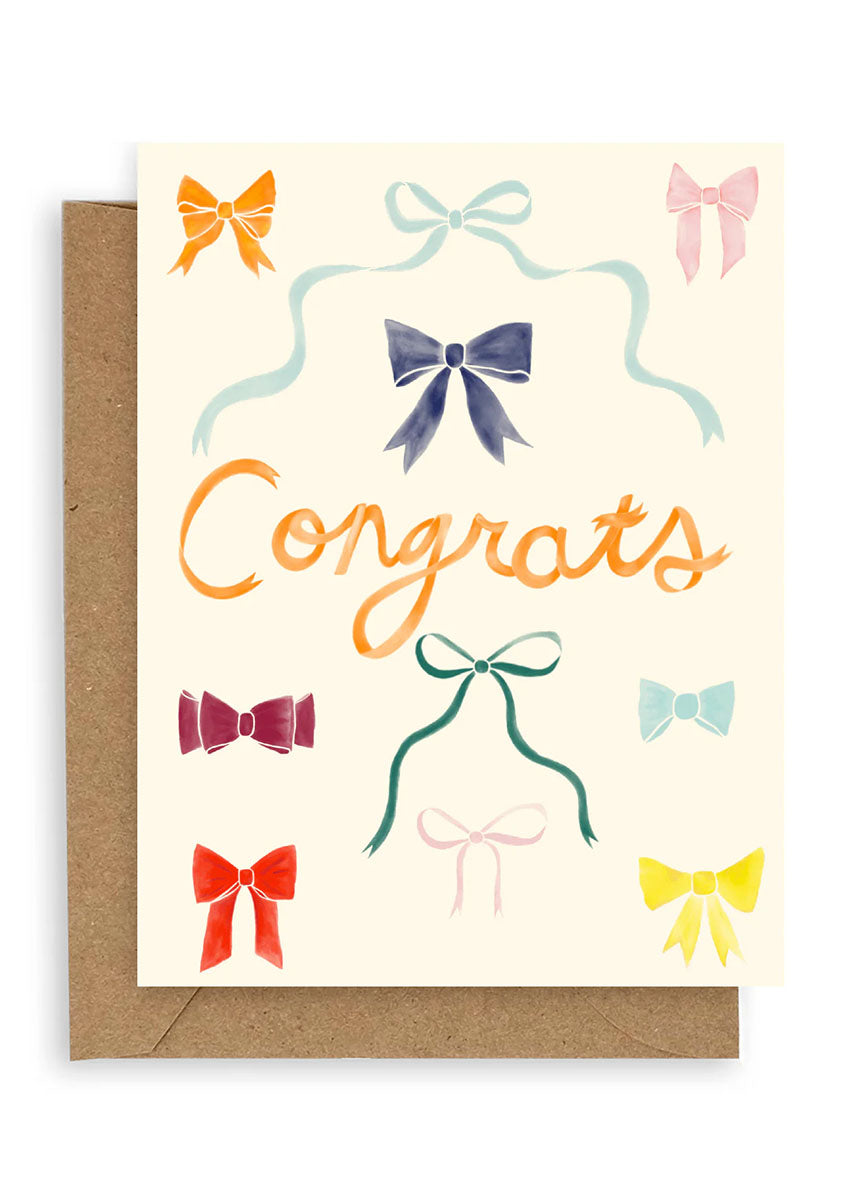 Rainbow Bows Congrats Boxed Cards