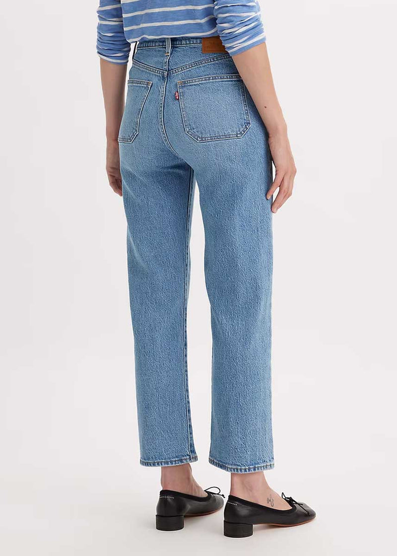 Ribcage Straight Patch Pocket Jeans - In Patches