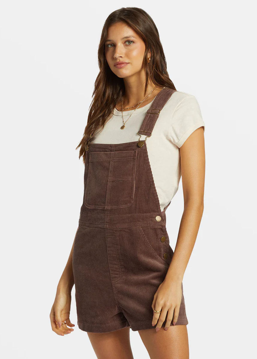 Sand Canyon Corduroy Shortalls - Kona