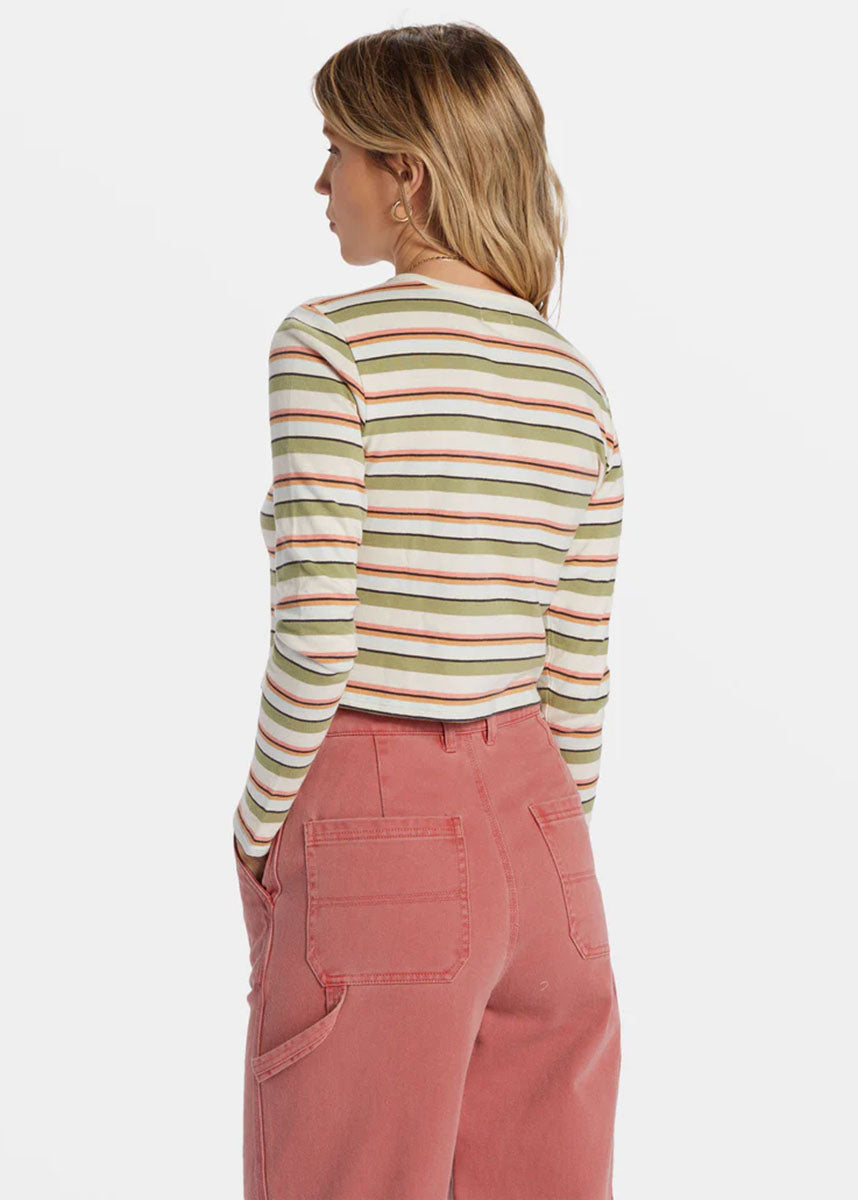 Tommy Stripe Long Sleeve - Weeping Willow