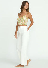 Free Fall High-Waist Pants - Salt Crystal