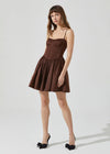 Linelly Dress - Brown