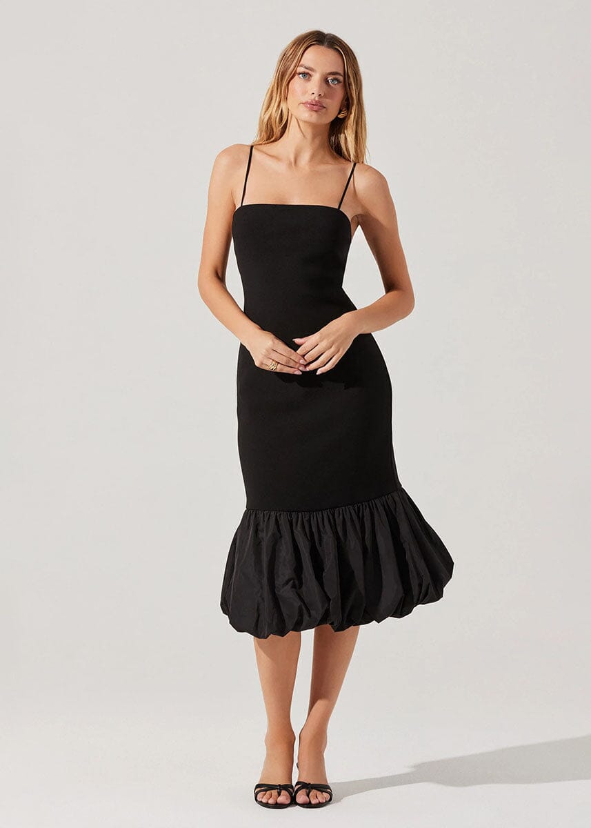 Brittnea Bubble Dress - Black
