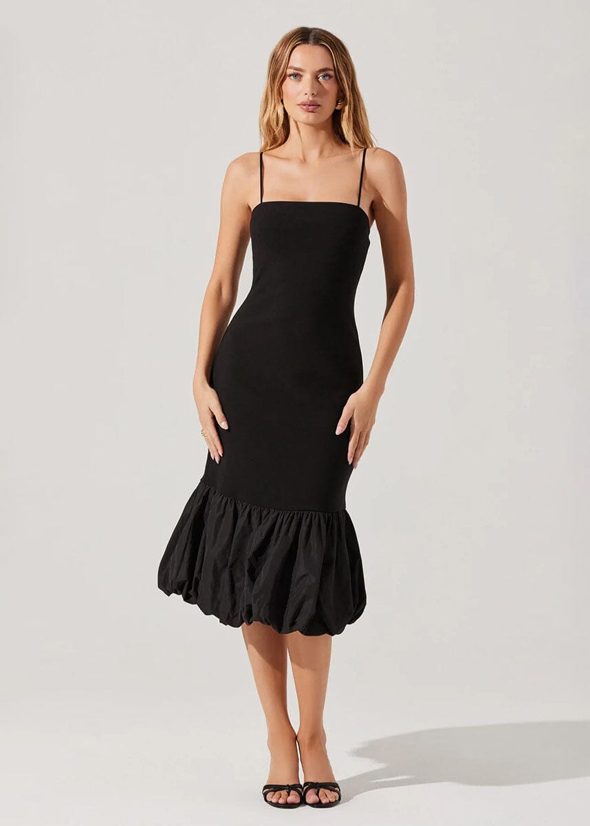 Brittnea Bubble Dress - Black