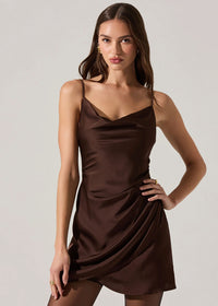 Jenness Dress - Brown