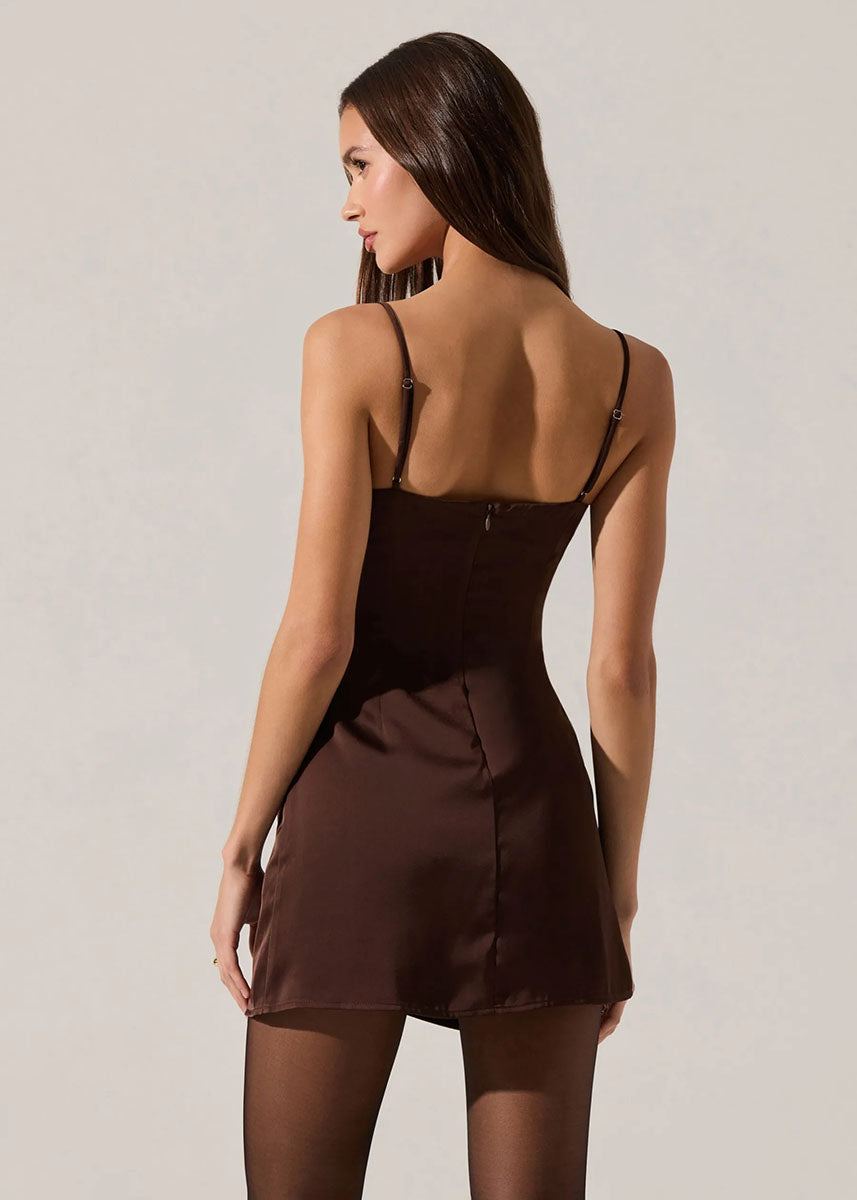 Jenness Dress - Brown