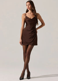 Jenness Dress - Brown
