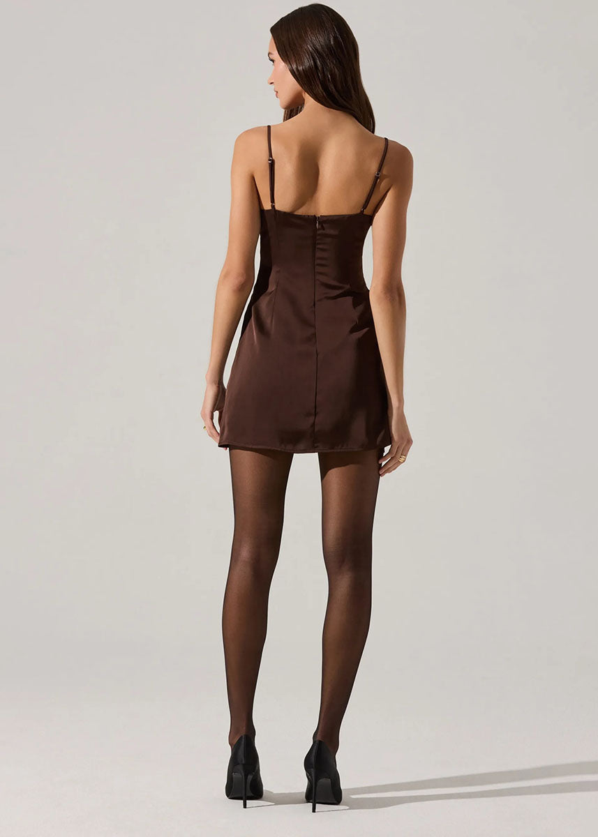 Jenness Dress - Brown