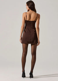 Jenness Dress - Brown