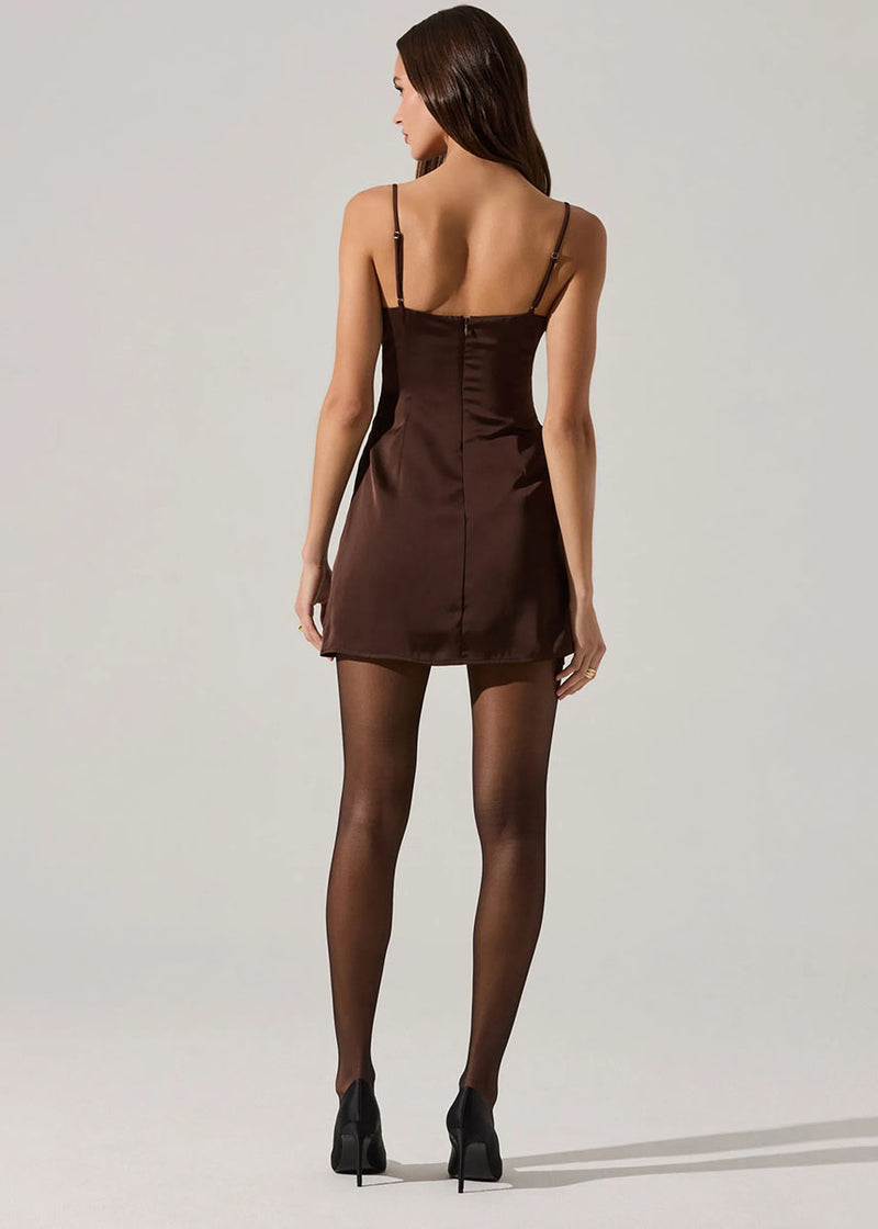 Jenness Dress - Brown