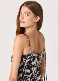 Trisha Dress - Black Floral