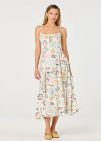 Ansley Dress - Off-White Picnic