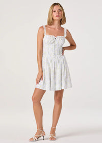 Charlotte Dress - Lilac White Floral