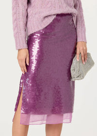 Shirin Midi Skirt - Lilac