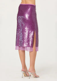 Shirin Midi Skirt - Lilac