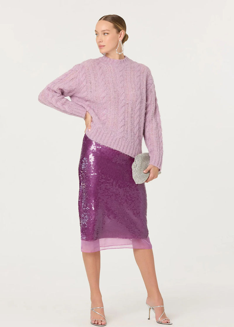 Shirin Midi Skirt - Lilac