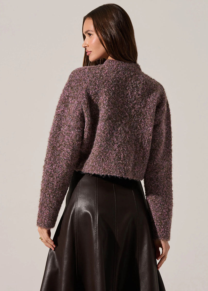 Sebille Cardigan - Lilac Olive