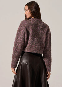 Sebille Cardigan - Lilac Olive