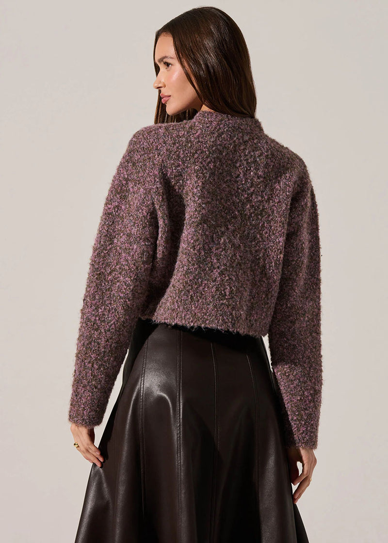 Sebille Cardigan - Lilac Olive