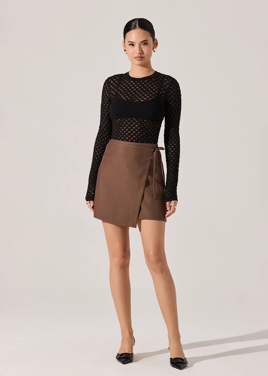 Dex Sweater Top - Black