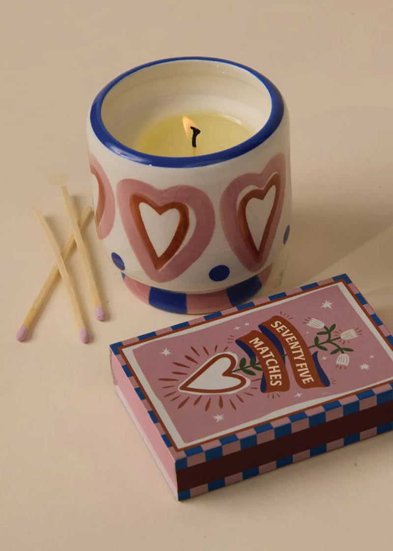 A Dopo Hearts Matchbox