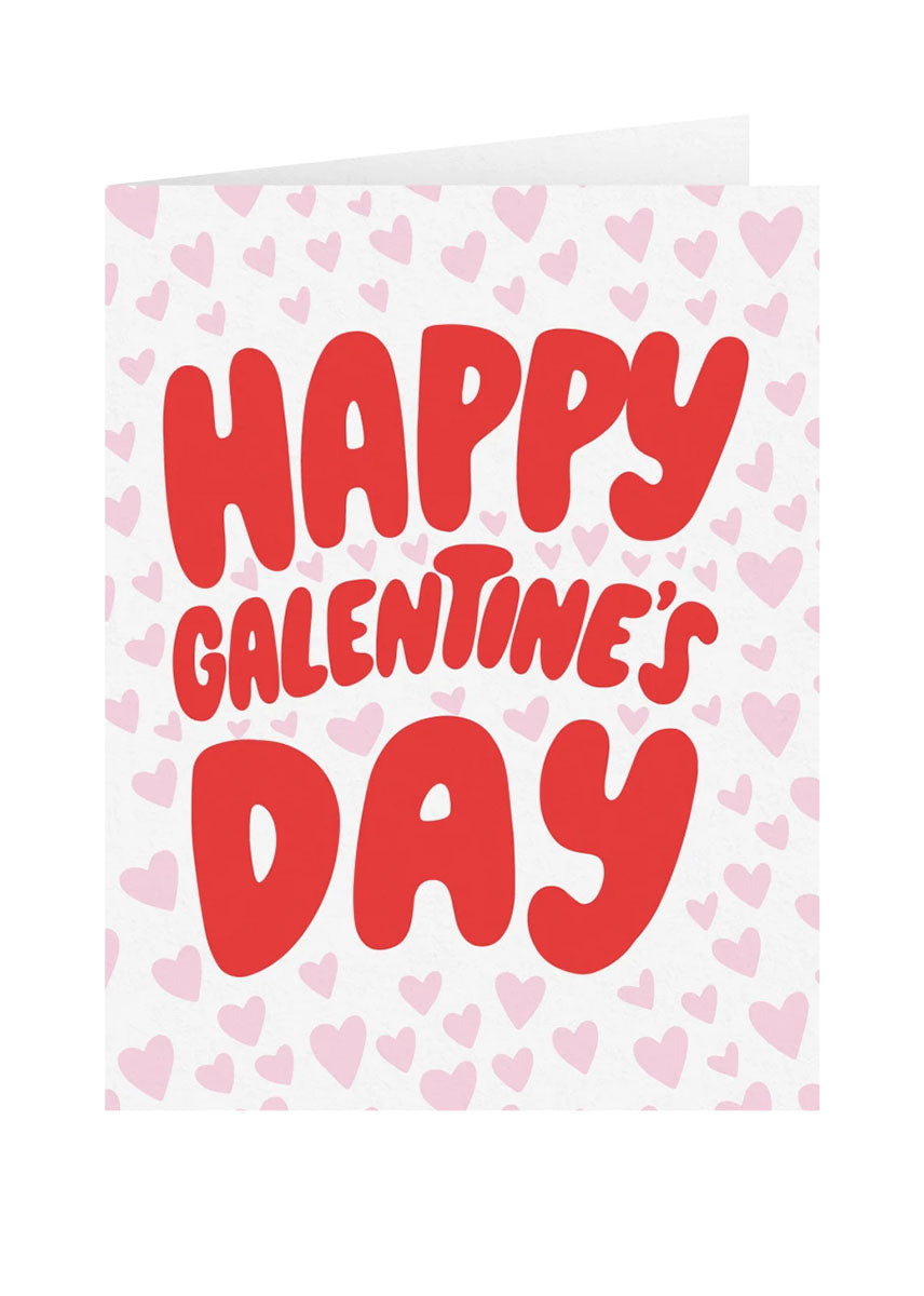 Galentine's Day Hearts Card