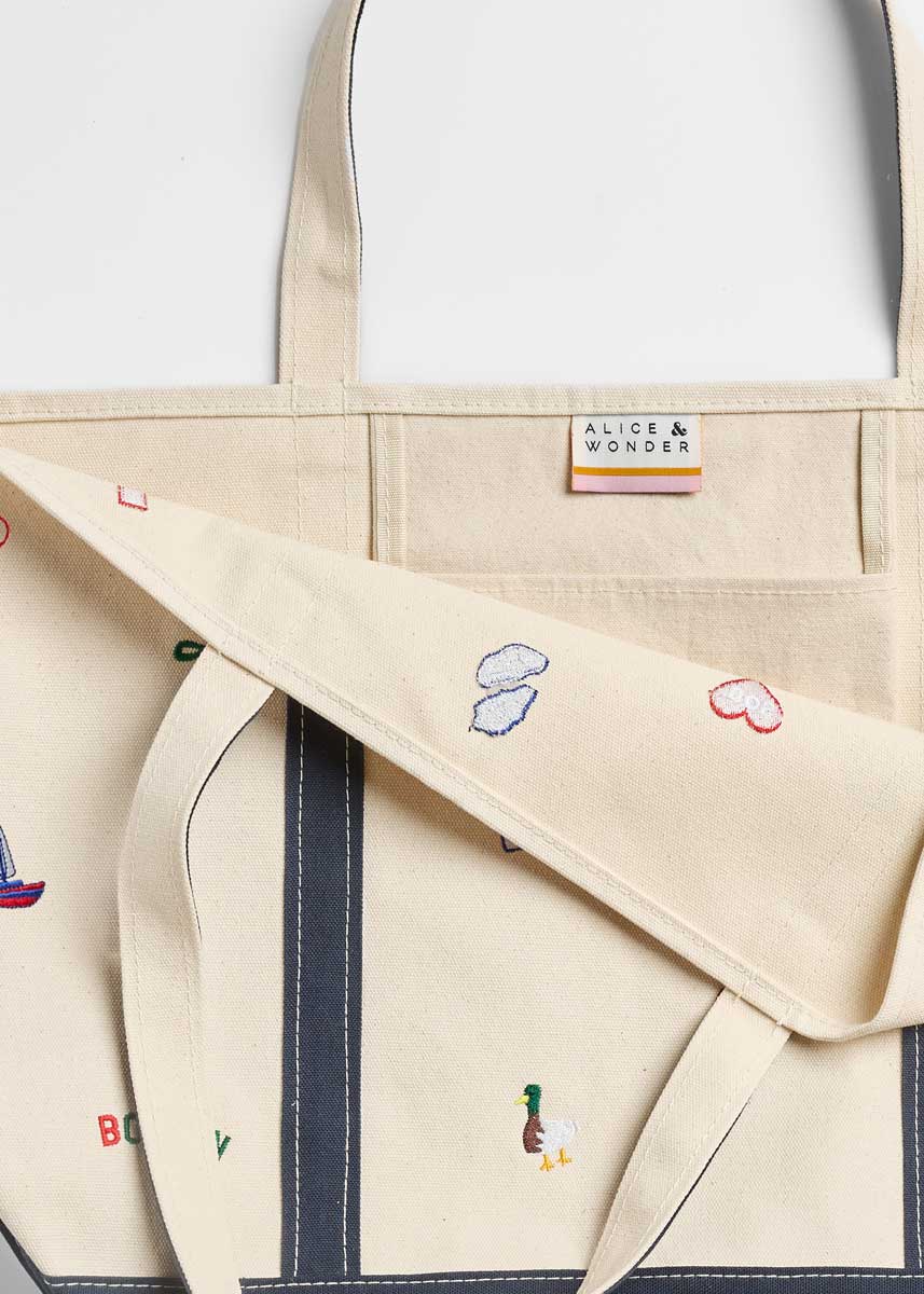 【THE SOLE】MONTECARLO / BOSTON TOTE BAG Holidays in Boston Organic Cotton Tote Bag – Morado Designs