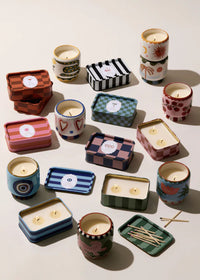 A Dopo Printed Tin Candle - Orange Blossom - 6.5oz